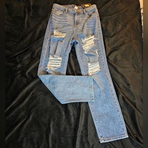 Fashion Nova, size 9, Medium Blue Wash Mom Jeans